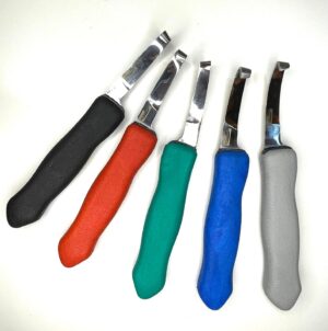 Cuchillo despalmador Dr Borkert® Hoja recta mango antideslizante colores