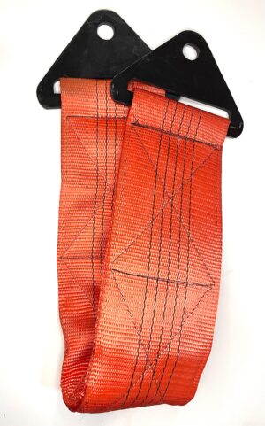 Cincha basica roja para brete